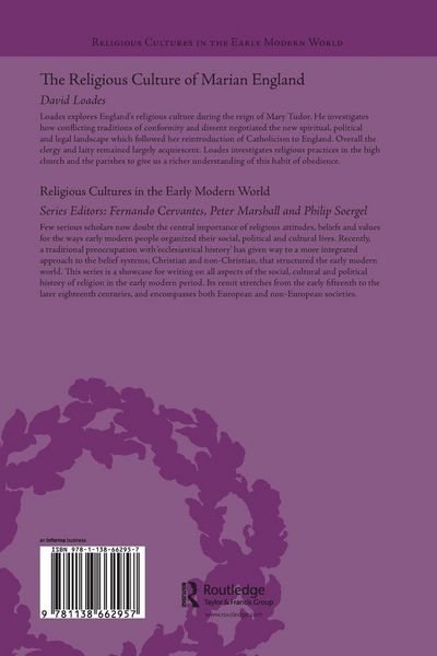 Produktbild: The Religious Culture of Marian England