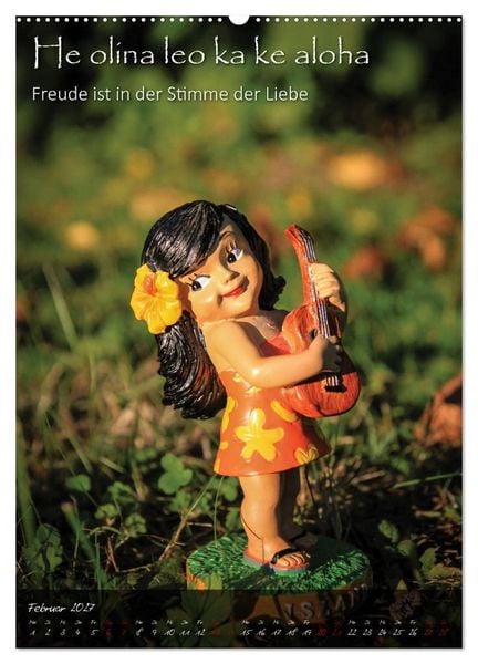 Produktbild: Hula Dancer - Hawaiianische Weisheiten (Wandkalender 2027 DIN A2 hoch), CALVENDO Monatskalender
