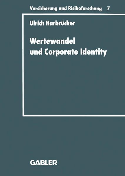 Produktbild: Wertewandel und Corporate Identity