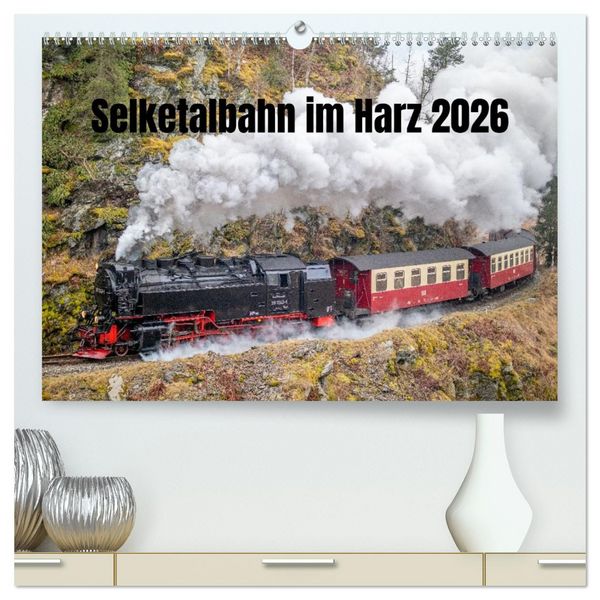 Produktbild: Selketalbahn im Harz (hochwertiger Premium Wandkalender 2026 DIN A2 quer), Kunstdruck in Hochglanz