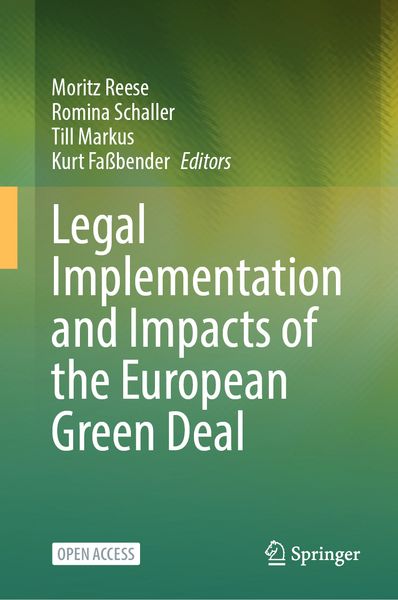 Produktbild: Legal Implementation and Impacts of the European Green Deal