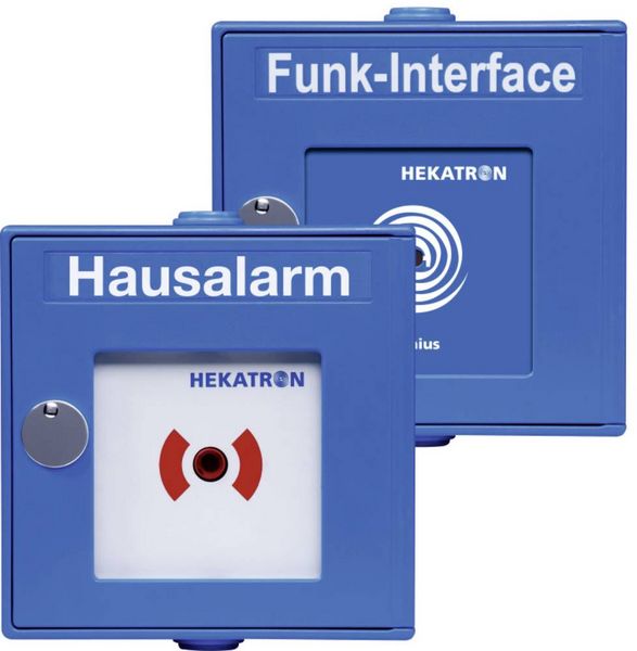Produktbild: Hekatron FH.Genius Funk-Handtaster batteriebetrieben, netzbetrieben (B x H x T) 130 x 130 x 32 mm