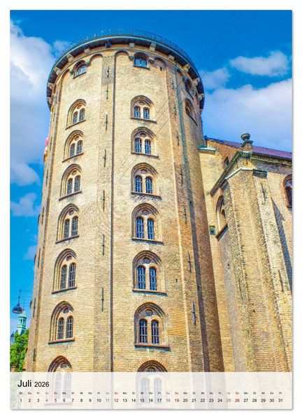 Produktbild: Historisches Seeland &ndash; D&auml;nemarks architektonische Sch&auml;tze (Wandkalender 2026 DIN A3 hoch), CALVENDO Monatskalender