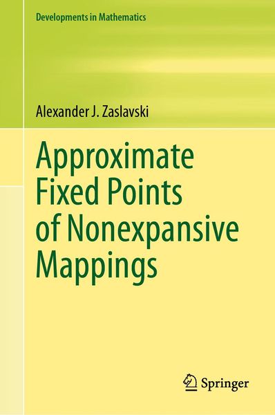 Produktbild: Approximate Fixed Points of Nonexpansive Mappings