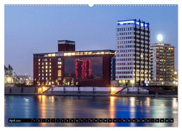 Produktbild: Mannheim Modern. Zeitgen&ouml;ssische Architektur in der Quadratestadt. (hochwertiger Premium Wandkalender 2026 DIN A2 quer), Kunstdruck in Hochglanz