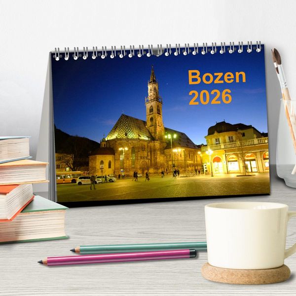 Produktbild: Bozen 2026 (Tischkalender 2026 DIN A5 quer), CALVENDO Monatskalender