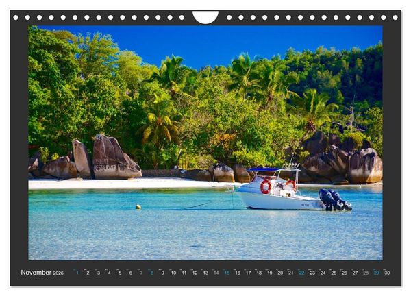 Produktbild: Seychellen - Der Garten Eden im Indischen Ozean (Wandkalender 2026 DIN A4 quer), CALVENDO Monatskalender