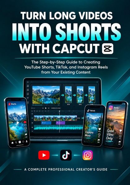 Produktbild: TURN LONG VIDEOS INTO SHORTS WITH CAPCUT