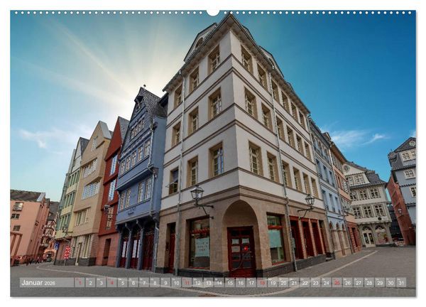 Produktbild: Frankfurts Neue Altstadt (hochwertiger Premium Wandkalender 2026 DIN A2 quer), Kunstdruck in Hochglanz