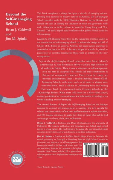 Produktbild: Beyond the Self-Managing School