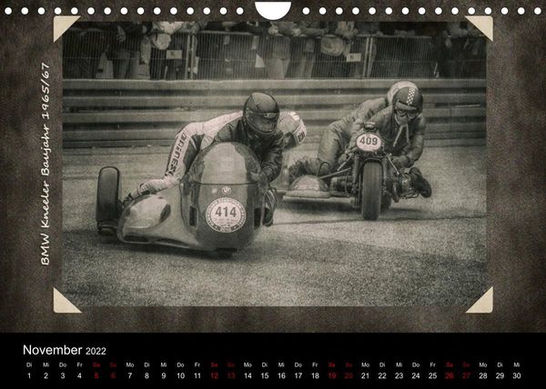 Produktbild: Klassik Motorsport Action (Wandkalender 2022 DIN A4 quer)