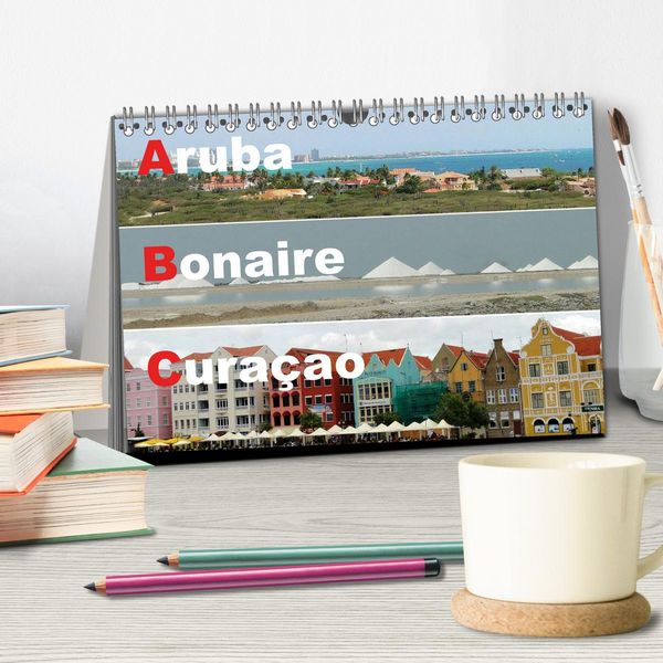 Produktbild: ABC: Aruba - Bonaire - Cura&ccedil;ao (Tischkalender 2026 DIN A5 quer), CALVENDO Monatskalender
