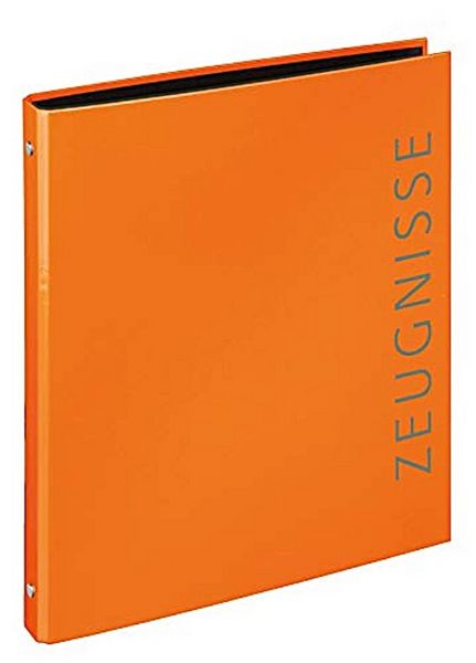VELOFLEX Zeugnisringbuch orange DIN A4