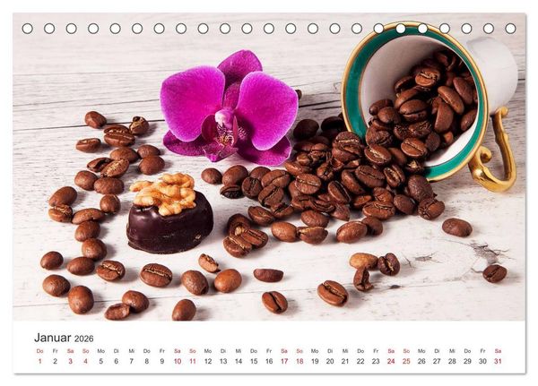 Produktbild: Kulinarische Kompositionen (Tischkalender 2026 DIN A5 quer), CALVENDO Monatskalender