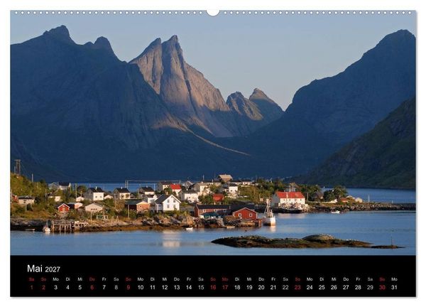Produktbild: Norwegen (hochwertiger Premium Wandkalender 2027 DIN A2 quer), Kunstdruck in Hochglanz