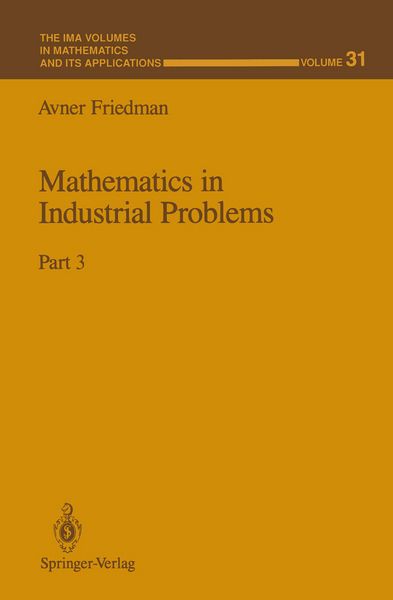 Produktbild: Mathematics in Industrial Problems