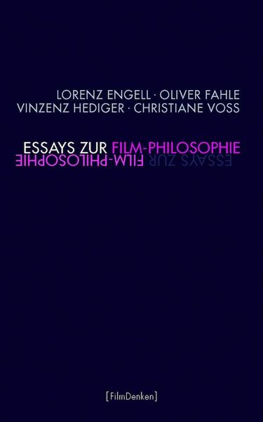 Produktbild: Essays zur Film-Philosophie