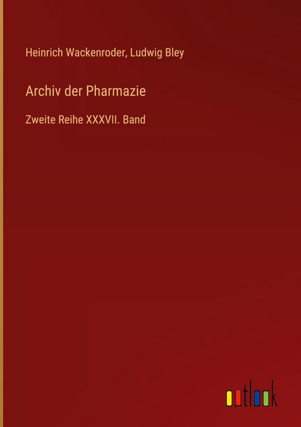 Produktbild: Archiv der Pharmazie