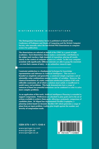 Produktbild: Dynamic Flexible Constraint Satisfaction and its Application to AI Planning