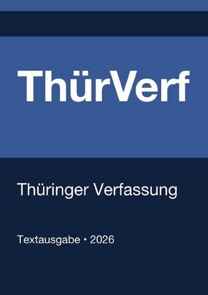 Produktbild: Th&uuml;rVerf - Th&uuml;ringer Verfassung 2026