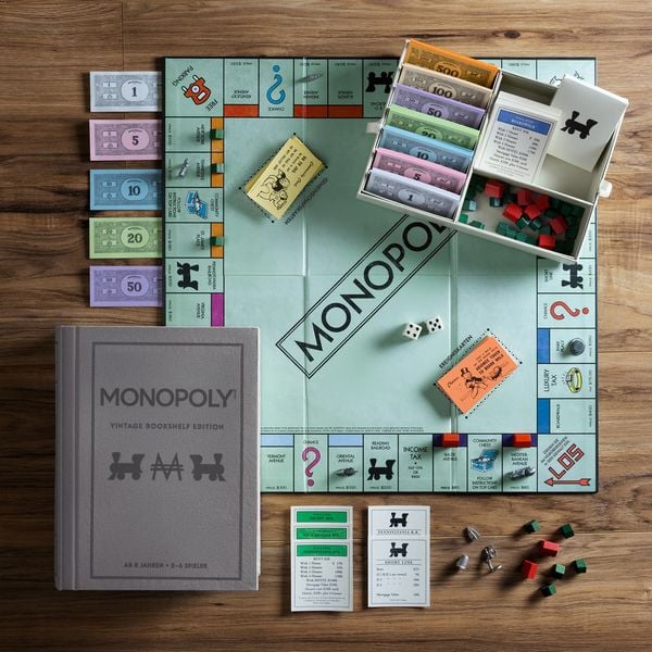 Produktbild: Monopoly - Vintage Buch-Design Edition