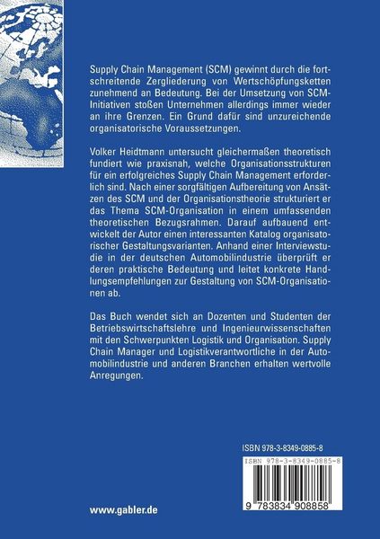 Produktbild: Organisation von Supply Chain Management