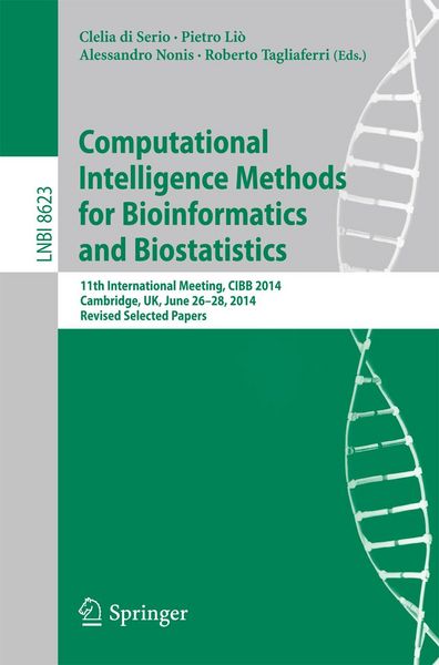 Produktbild: Computational Intelligence Methods for Bioinformatics and Biostatistics