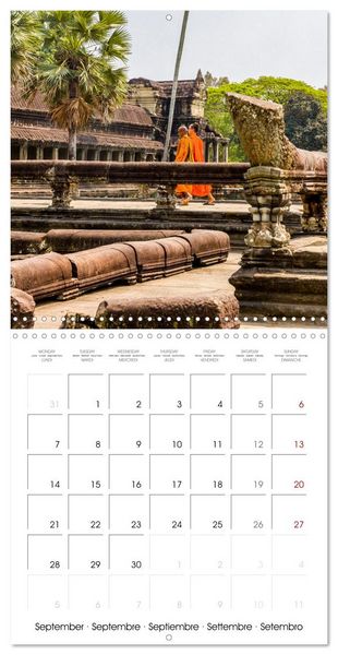 Produktbild: Siem Reap City of Temples Cambodia (Wall Calendar 2026 12 &times; 12 Inch) CALVENDO 12 Month Wall Calendar