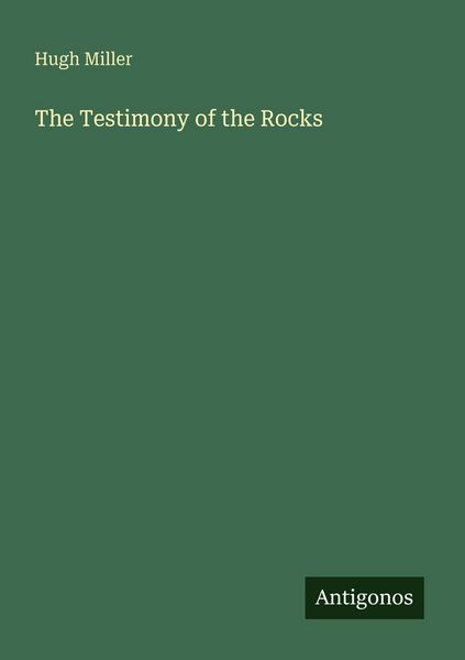 Produktbild: The Testimony of the Rocks