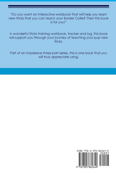 Produktbild: Border Collie Tricks Training Border Collie Tricks & Games Training Tracker & Workbook. Includes