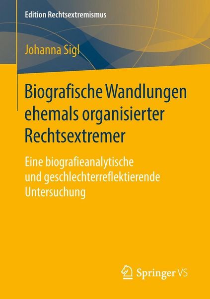 Produktbild: Biografische Wandlungen ehemals organisierter Rechtsextremer