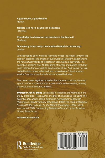 Produktbild: The Routledge Book of World Proverbs
