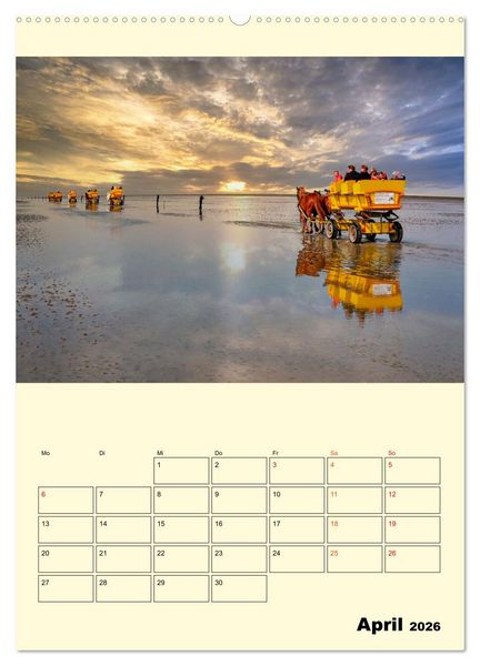 Produktbild: Meine geliebte Nordsee (hochwertiger Premium Wandkalender 2026 DIN A2 hoch), Kunstdruck in Hochglanz