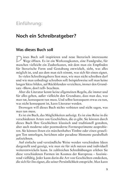 Produktbild: Kurzprosa schreiben. klassisch &ndash; modern &ndash; experimentell