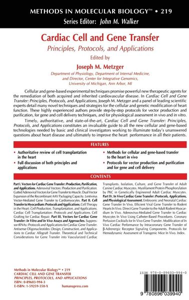Produktbild: Cardiac Cell and Gene Transfer