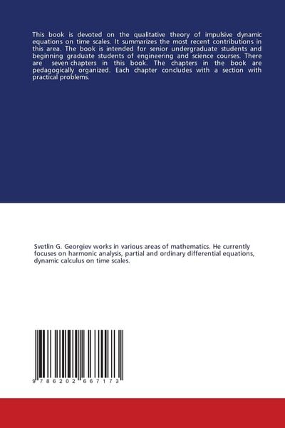 Produktbild: Impulsive Dynamic Equations on Time Scales