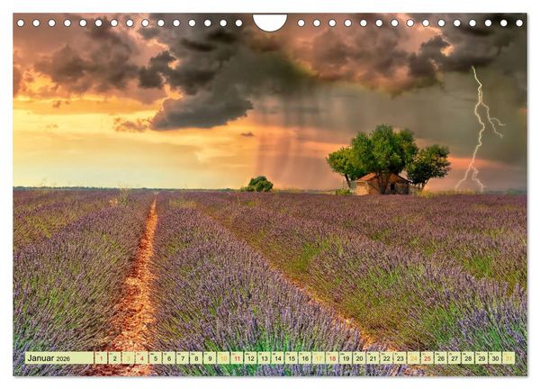 Produktbild: Traum-Ziele - Lavendel der Provence, Frankreich (Wandkalender 2026 DIN A4 quer), CALVENDO Monatskalender