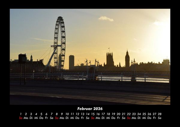 Produktbild: London - Impressionen 2026 Fotokalender DIN A3