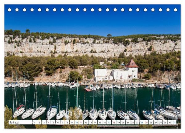 Produktbild: C&ocirc;te d&rsquo;Azur Glanzlichter an der franz&ouml;sischen Mittelmeerk&uuml;ste (Tischkalender 2027 DIN A5 quer), CALVENDO Monatskalender