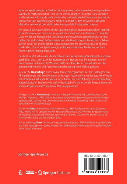 Produktbild: Epidemiologische Methoden