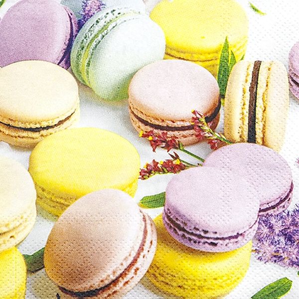Home Fashion Servietten Macarons 25x25cm 20 Stück 3lagig