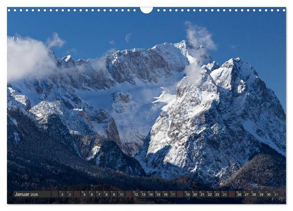 Produktbild: Rund um die Zugspitze (Wandkalender 2026 DIN A3 quer), CALVENDO Monatskalender