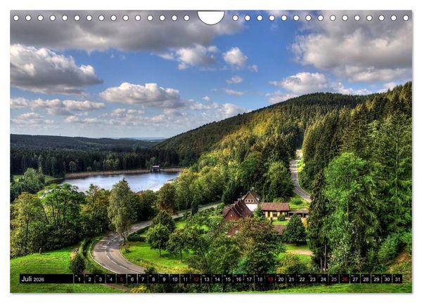 Produktbild: Harz Landschaften (Wandkalender 2026 DIN A4 quer), CALVENDO Monatskalender