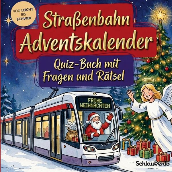 Produktbild: Stra&szlig;enbahn-Adventskalender: Quiz-Buch mit Fragen und R&auml;tsel