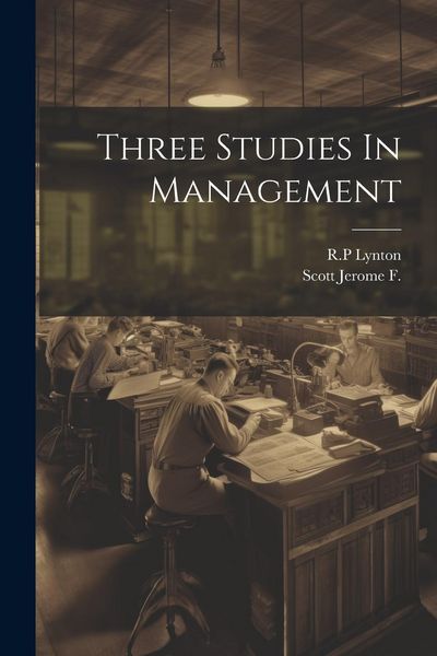 Produktbild: Three Studies In Management