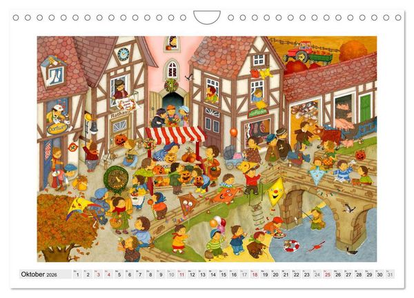Produktbild: Meine kleine Wimmelwelt (Wandkalender 2026 DIN A4 quer), CALVENDO Monatskalender