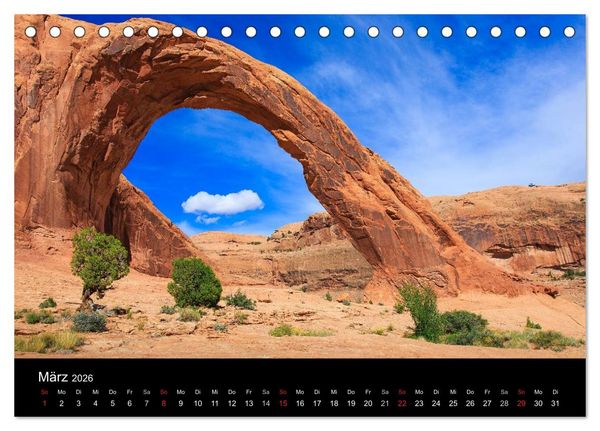 Produktbild: Canyonlands 2026 (Tischkalender 2026 DIN A5 quer), CALVENDO Monatskalender