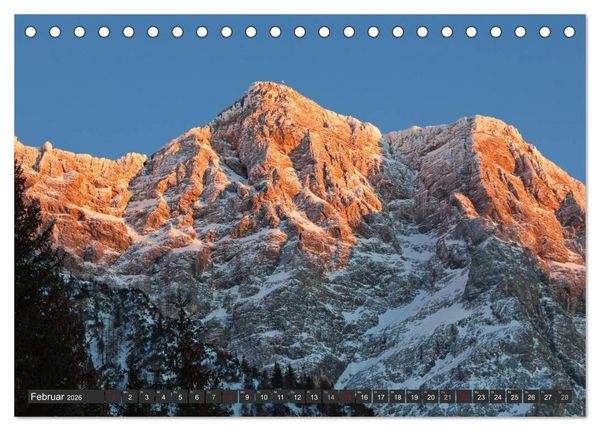 Produktbild: Rund um die Zugspitze (Tischkalender 2026 DIN A5 quer), CALVENDO Monatskalender