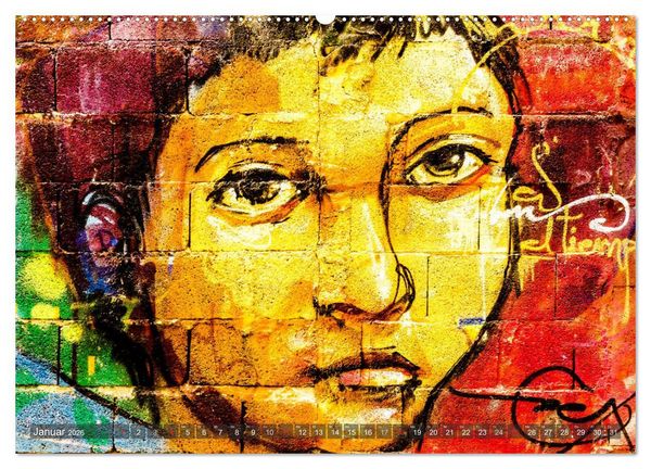 Produktbild: Streetart international (hochwertiger Premium Wandkalender 2026 DIN A2 quer), Kunstdruck in Hochglanz