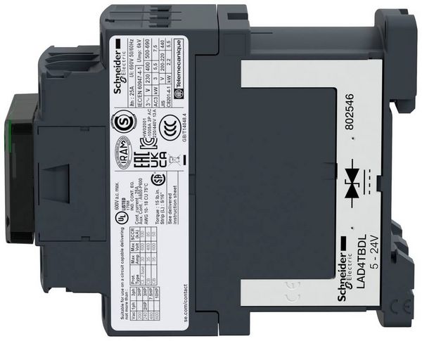 Produktbild: Schneider Electric LC1D12BD Sch&uuml;tz 1 Schlie&szlig;er, 1 &Ouml;ffner 1St.